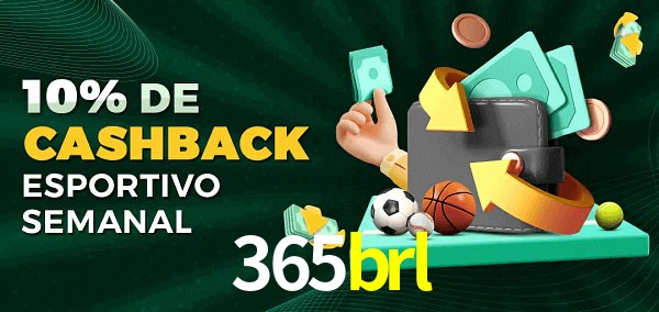 10% de bônus de cashback na 365brl