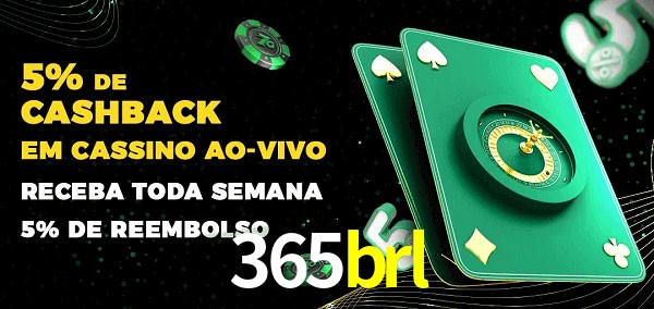 Promoções do cassino ao Vivo 365brl